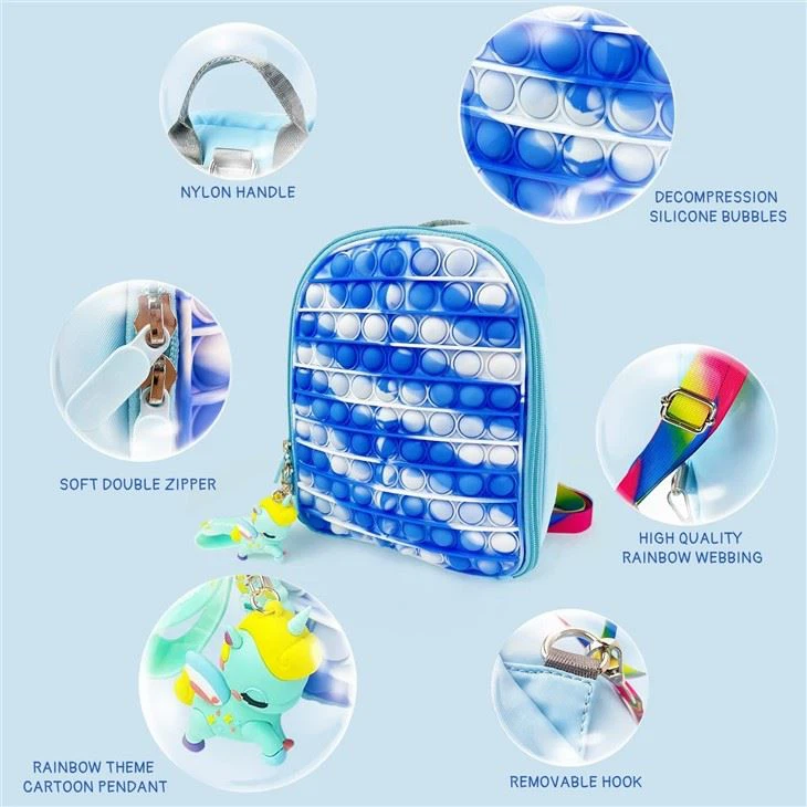 Popular School Bag With Decompression Silicone